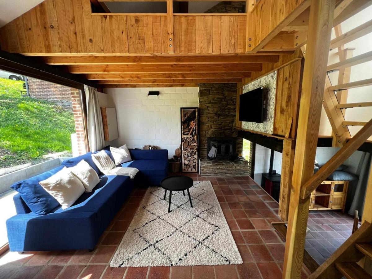 La Cabane D'Helie - Cottage En Pleine Foret - Domaine Du Bonsoy Hastiere-par-dela 외부 사진